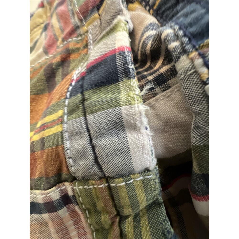 American Eagle Mens 32 Patchwork Plaid Preppy Chi… - image 8